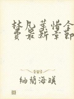 林凡叶惜全文免费最新章节