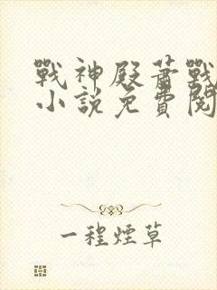 战神殿萧战叶微小说免费阅读全文封面
