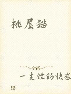 桃屋猫封面