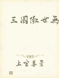 三国傲世无双