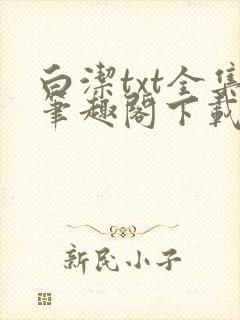 白洁txt全集笔趣阁下载