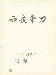 雨夜带刀