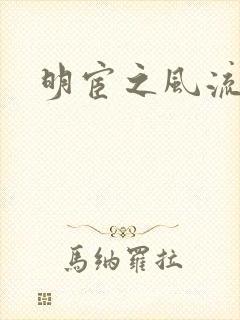 明宦之风流无边
