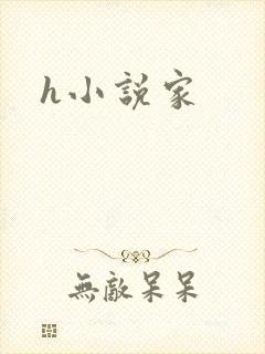 h小说家封面