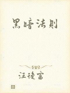 黑暗法则封面