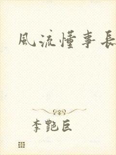 风流懂事长封面