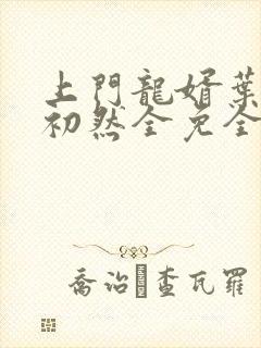 上门龙婿叶辰萧初然全免全集