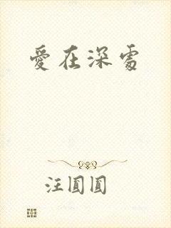 爱在深处封面