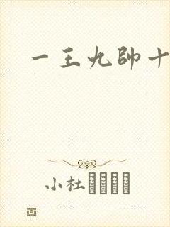 一王九帅十二宫封面