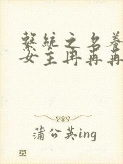 系统之名养成器女主冉再再封面