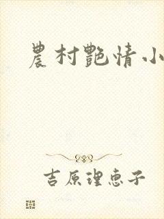 农村艳情小说封面