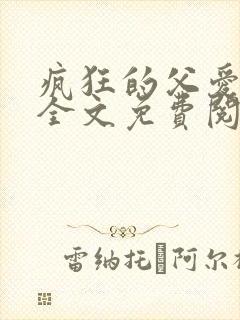 疯狂的父爱小说全文免费阅读封面