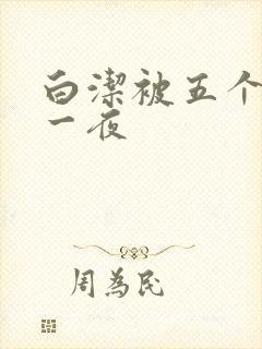 白洁被五个人玩一夜