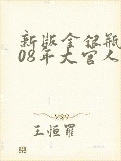 新版金银瓶2008年大官人