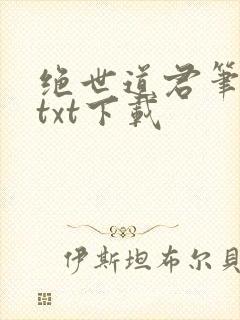 绝世道君笔趣阁txt下载
