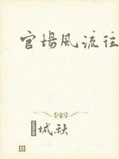 官场风流往事封面