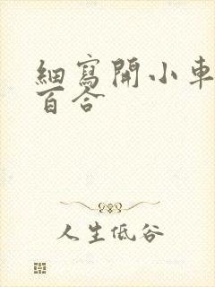 细写开小车车的百合