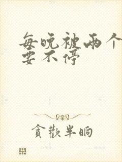 每晚被两个师傅要不停封面