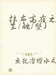 抹布高岭之花(生/触/双)