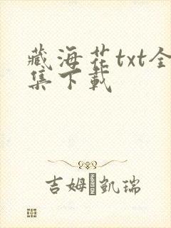 藏海花txt全集下载