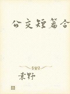 公交短篇合集封面