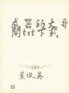 成器的大哥笔趣阁txt下载封面