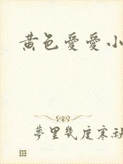 黄色爱爱小说