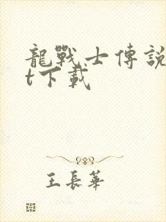 龙战士传说txt下载