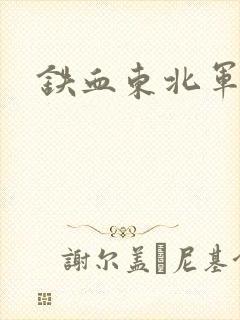 铁血东北军封面