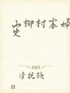 山柳村寡妇的情史封面