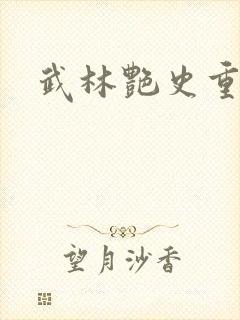 武林艳史重写版封面