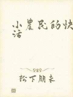 小农民的快乐生活封面