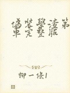 伪装学渣第一次车完整版