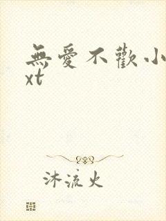 无爱不欢小说txt