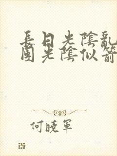 长日光阴乱作一团光阴似箭必读