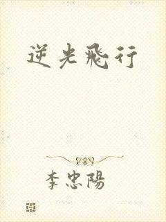 逆光飞行封面