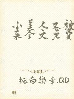 小美人又被关起来全文免费阅读笔趣阁封面