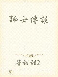 师士传说封面