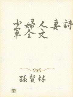 少妇人妻诗雨小军全文