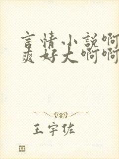 言情小说啊啊好爽好大啊啊封面