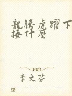 龙腾虎跃下一句接什么