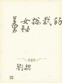 美女总裁的贴身男秘