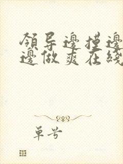 领导边摸边吃奶边做爽在线观看