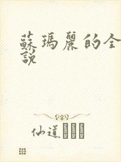 苏玛丽的全部小说封面