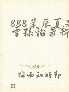 888叶辰夏若雪孙怡最新章节