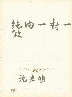 纯肉一对一到处做