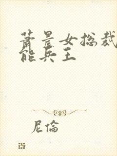 萧晨女总裁的全能兵王