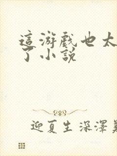 这游戏也太真实了小说