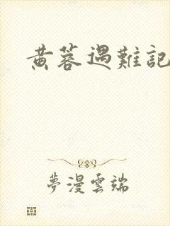 黄蓉遇难记封面