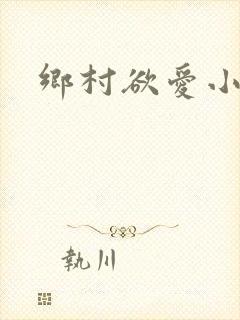 乡村欲爱小说封面